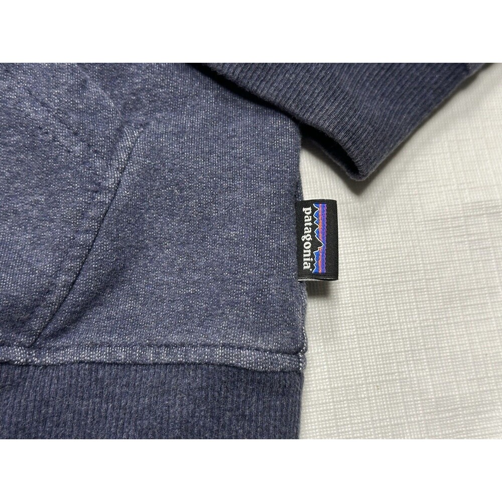 Women's Patagonia Fitz Roy Bear Midweight Hoody Size Medium Navy Heather #39522 - Picture 4 of 11